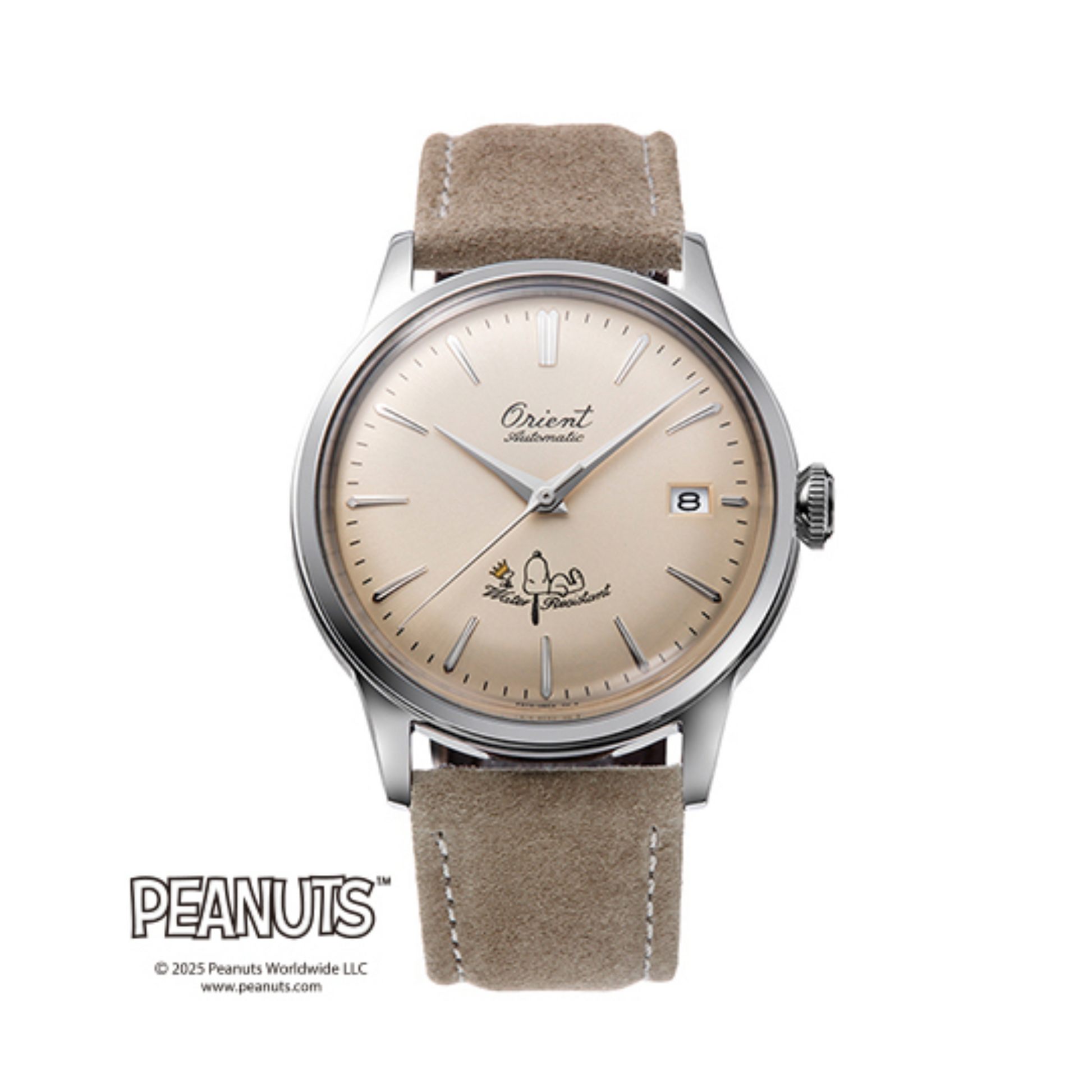 Relógio Orient 38.4mm RA-AC0M17G Limited PEANUTS 75th Anniversary Bambino
