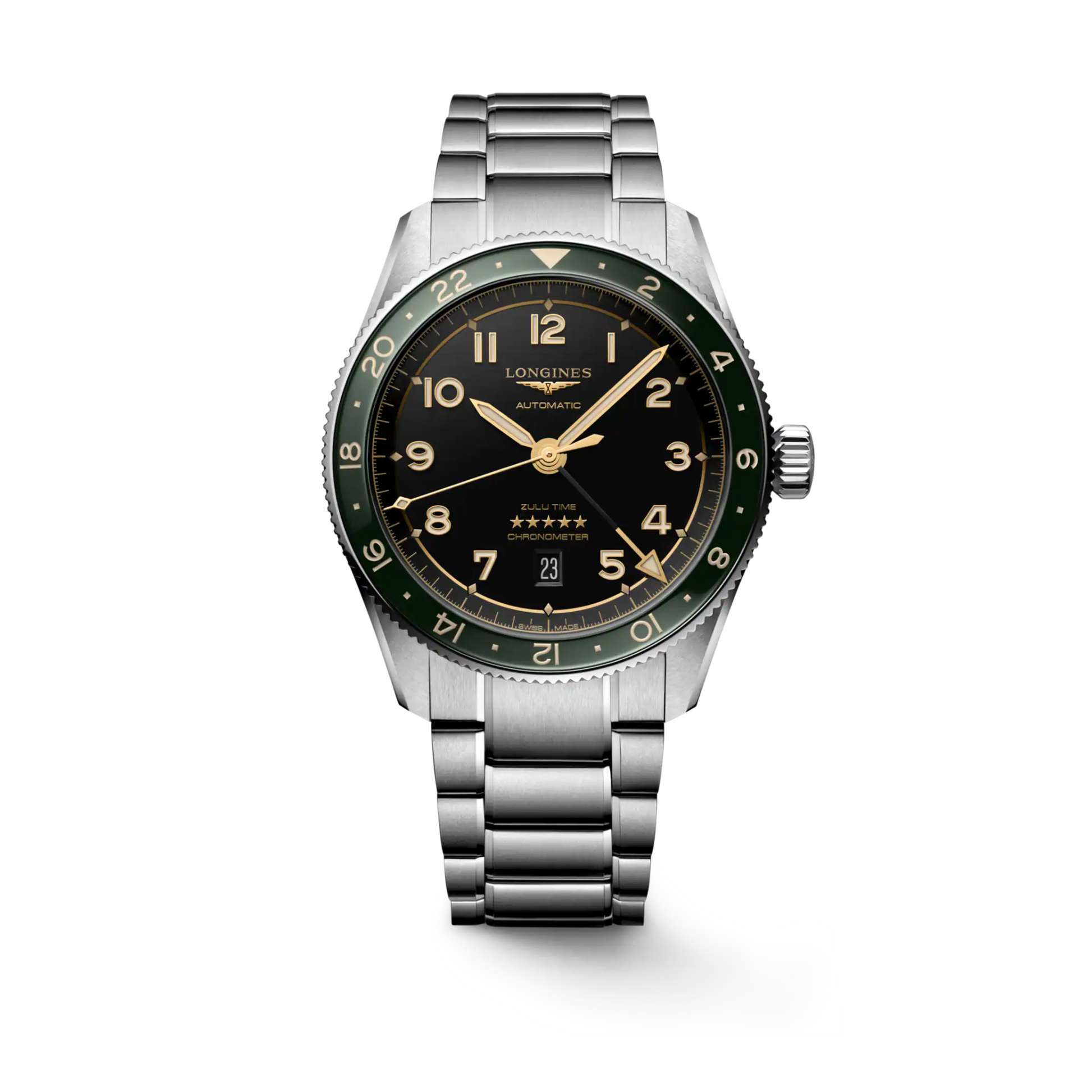 Relógio Longines SPIRIT ZULU TIME L3.812.4.63.6 - Automático 42mm