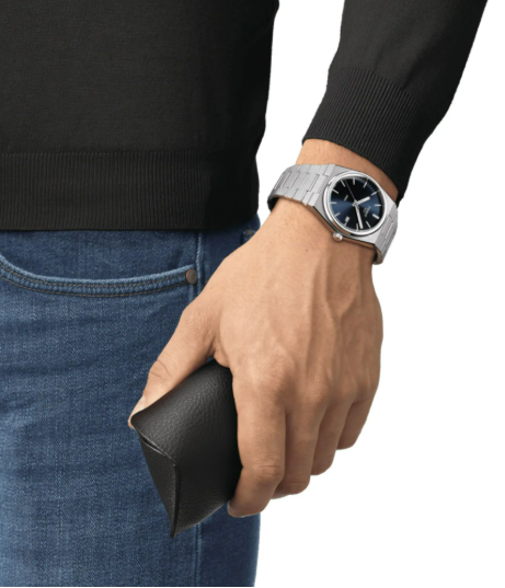 Relógio Tissot PRX Quartz - T137.410.11.041.00 - Mostrador Azul