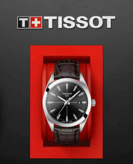 Relógio Tissot Gentleman Preto T127.410.16.051.01