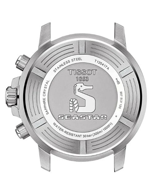 Relógio Tissot Seastar 1000 Cronógrafo – Mostrador Preto | Novo T120.417.11.051.01