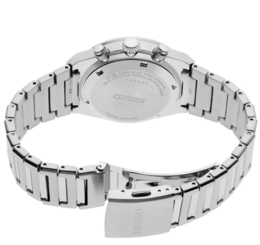 Relógio Seiko Essentials Cronógrafo Quartzo Cinza SSB455