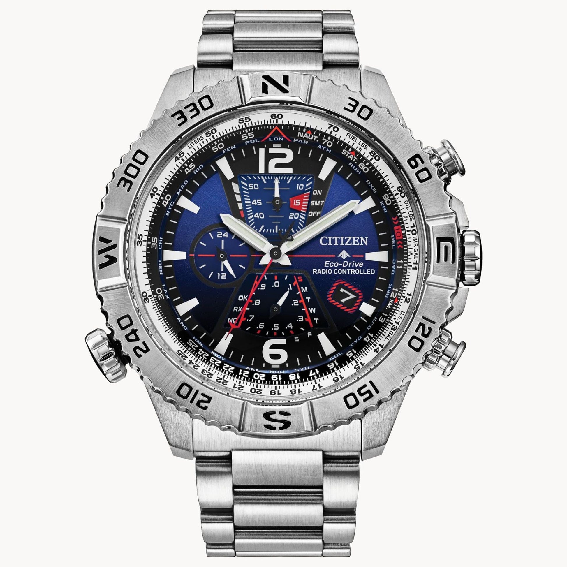 Relógio Citizen Promaster Navihawk A-T AT8220-55L - Eco-Drive 48mm