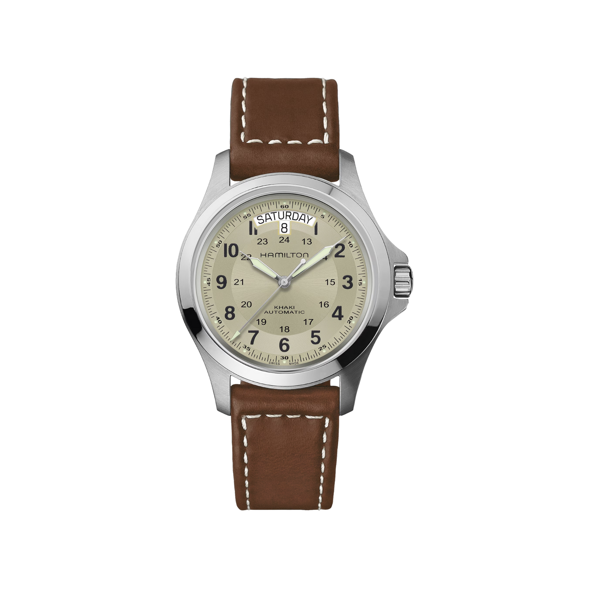 Relógio Hamilton Khaki King - H64455523 - Automático 40mm