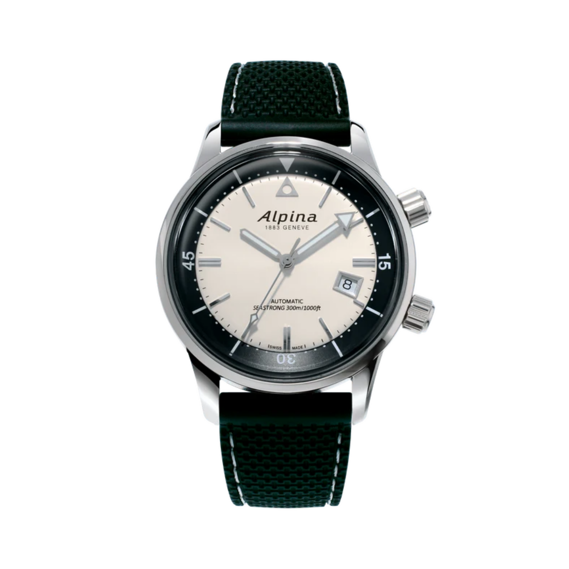 Relógio Alpina Seastrong Diver 300 Heritage Silver AL-525S4H6