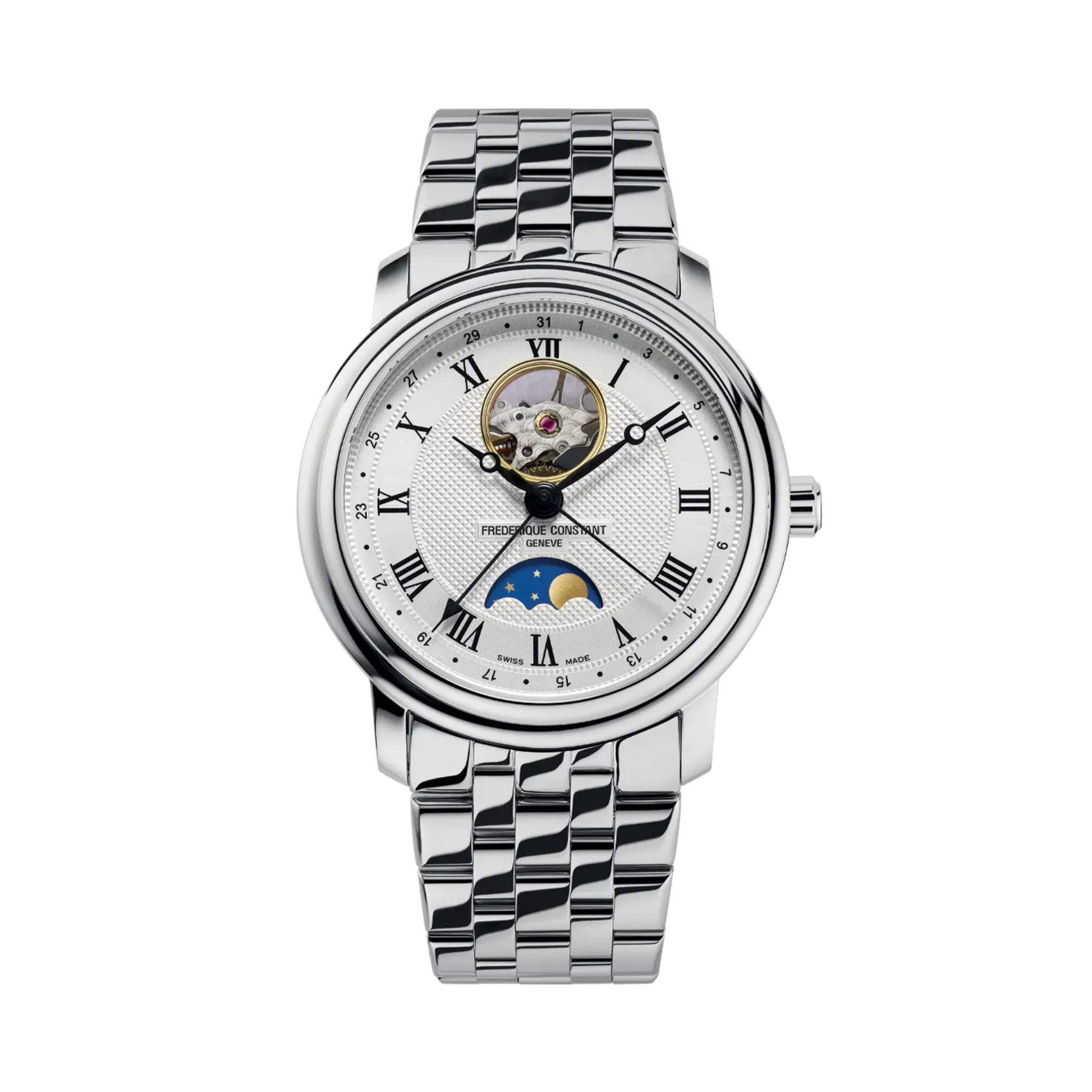 Relógio Frederique Constant CLASSICS HEART BEAT MOONPHASE DATE FC-335MC4P6B2