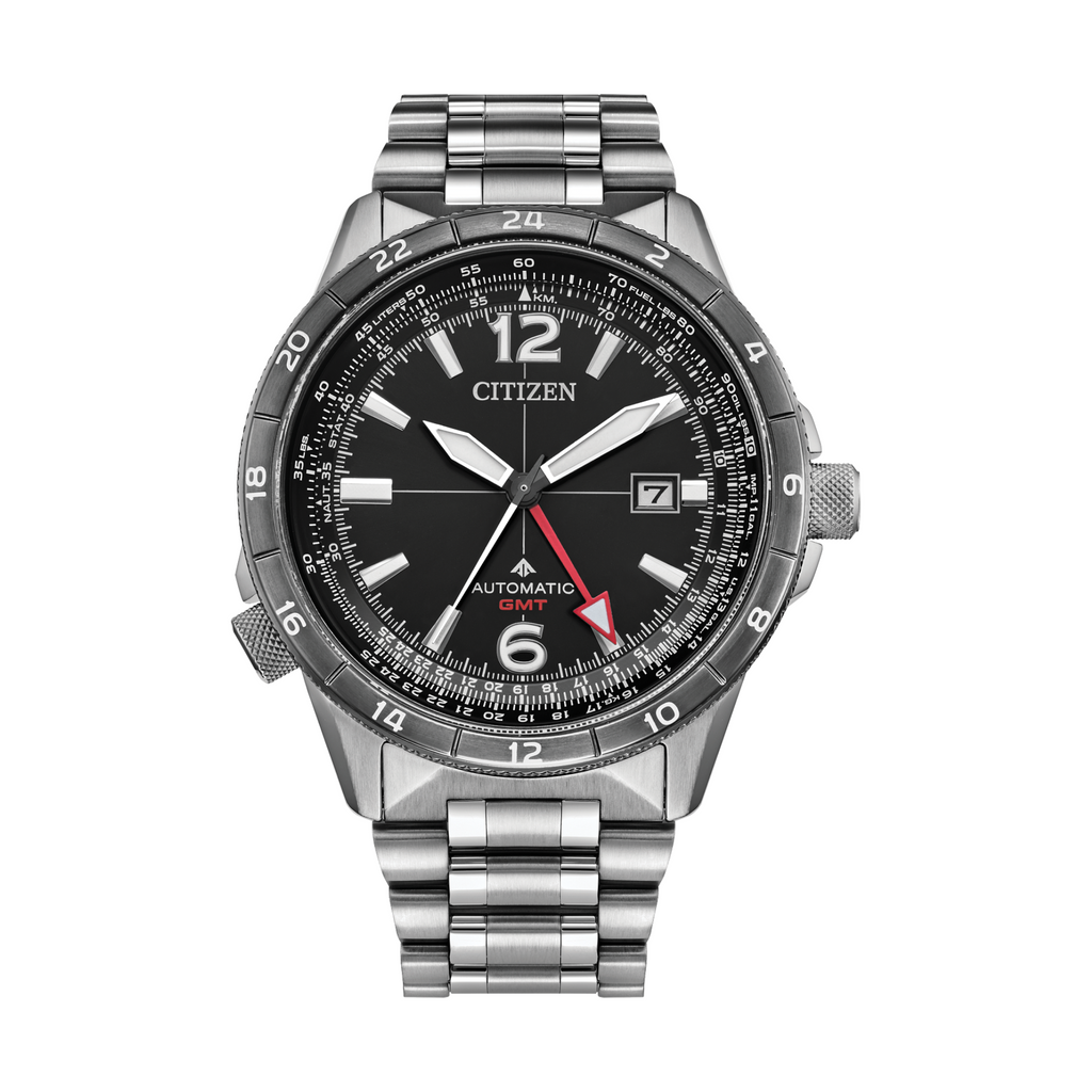Relógio Citizen Promaster Air GMT NB6046-59E - Automático 44,5mm