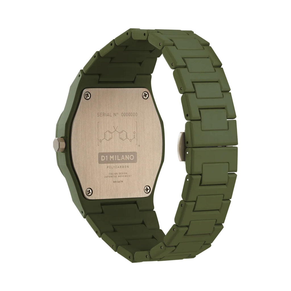 Relógio D1 Milano MILITARY GREEN D1-PCBJ22 - Quartzo 40.5mm