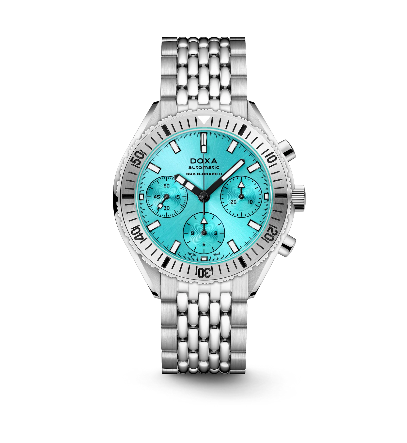 Relógio DOXA SUB 200 C-GRAPH II AQUAMARINE 797.10.241.25 - Automático