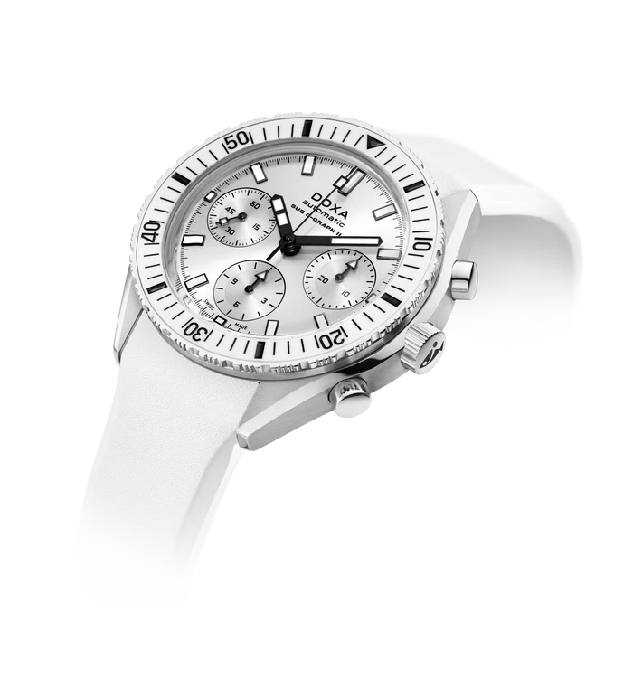 Relógio DOXA SUB 200 C-GRAPH II WHITEPEARL 797.10.011W.23 - Automático