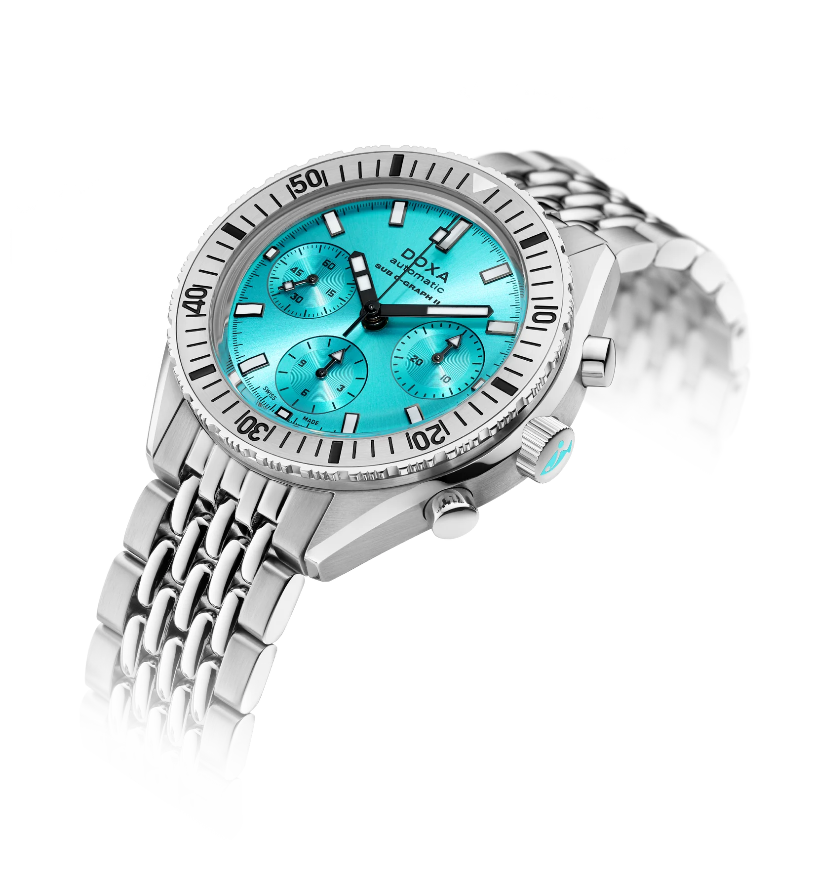 Relógio DOXA SUB 200 C-GRAPH II AQUAMARINE 797.10.241.25 - Automático