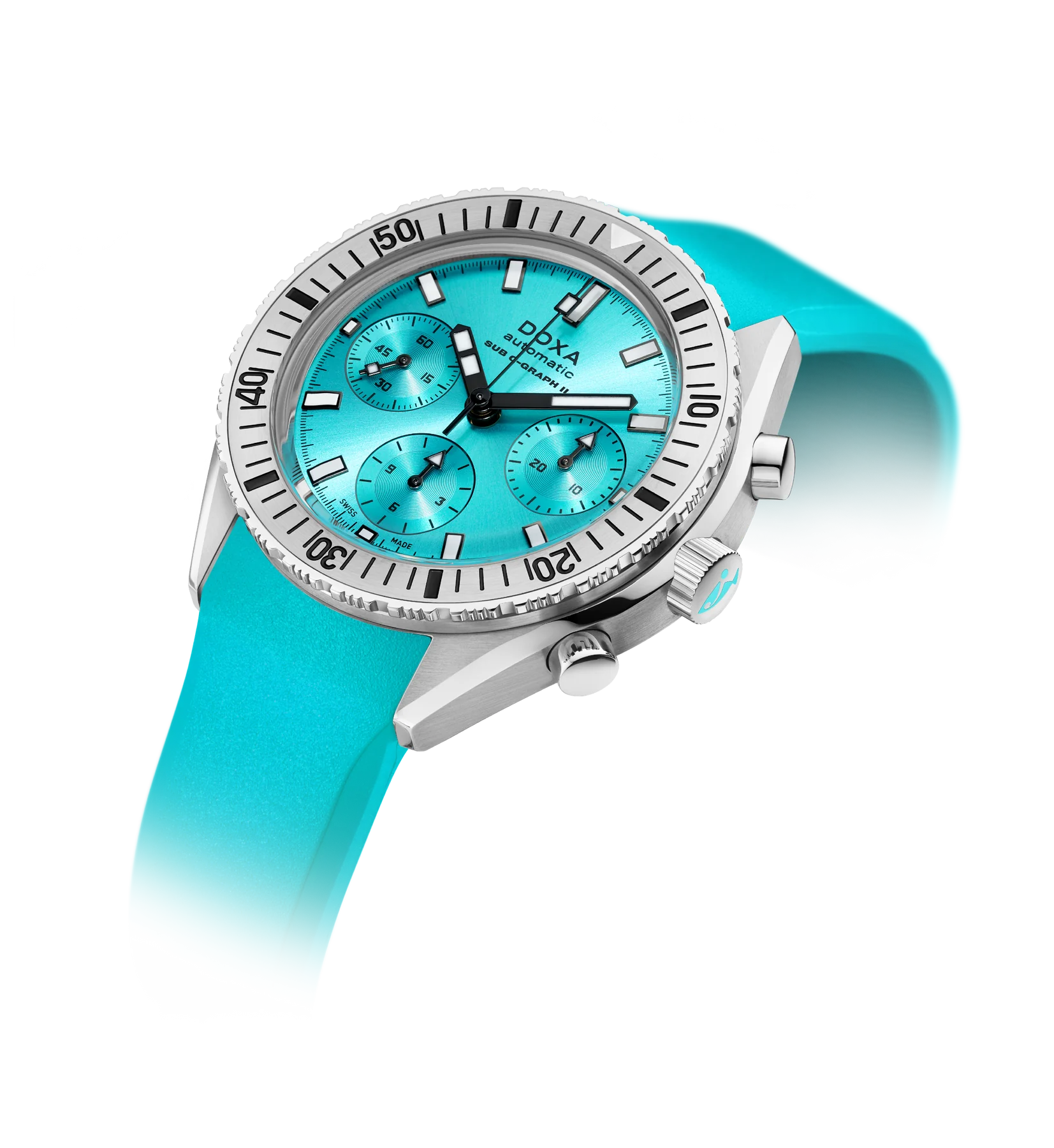 Relógio DOXA SUB 200 C-GRAPH II AQUAMARINE 797.10.241.25 - Automático