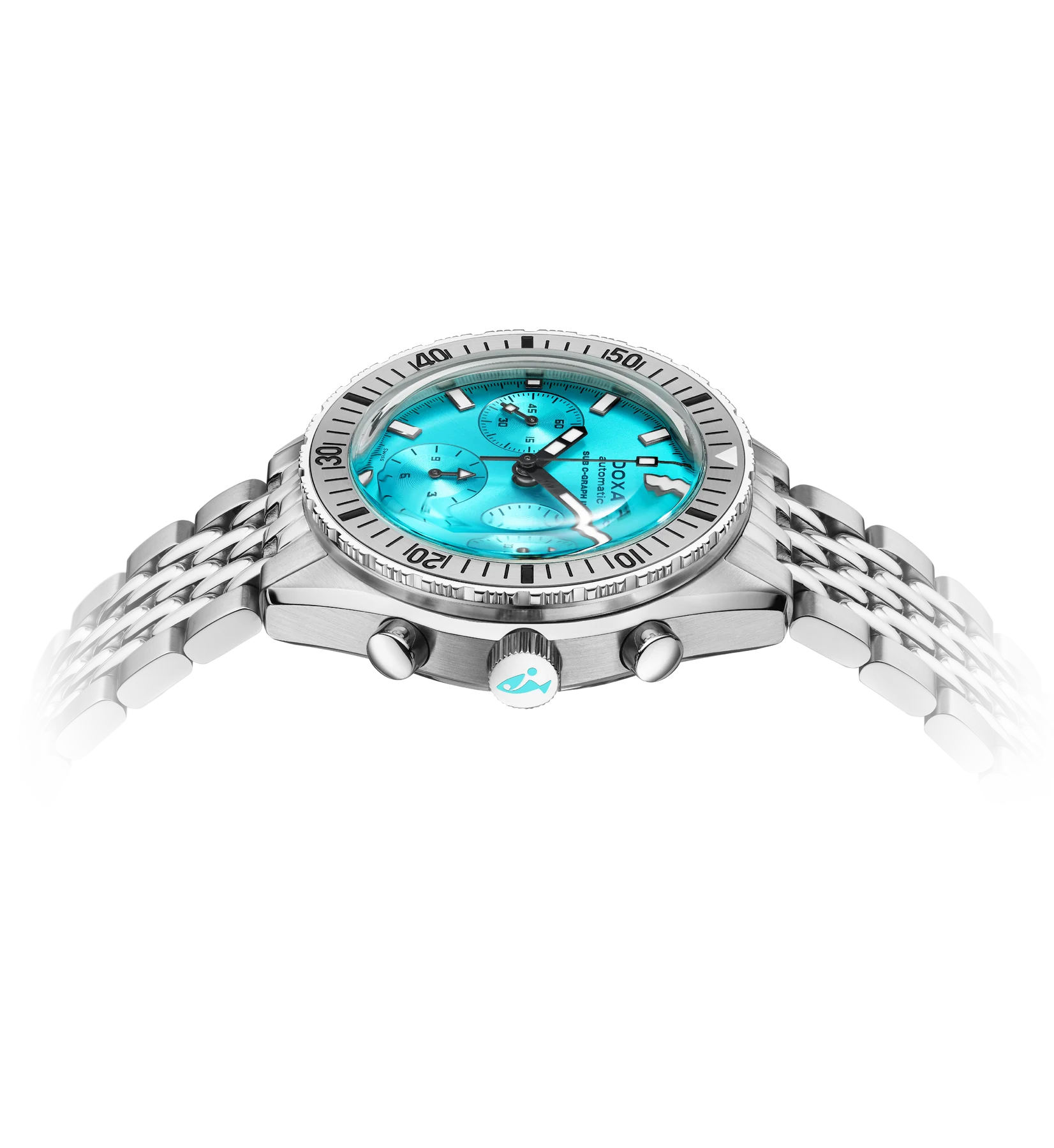 Relógio DOXA SUB 200 C-GRAPH II AQUAMARINE 797.10.241.25 - Automático