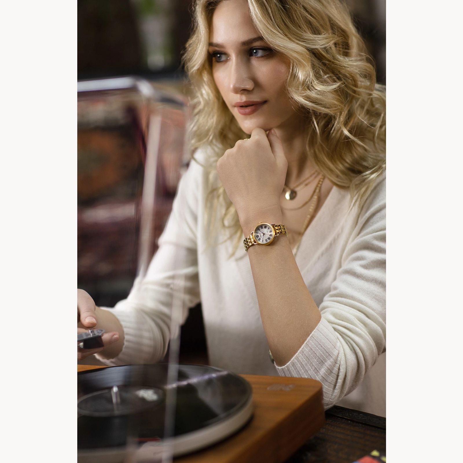 Relógio Feminino Citizen Classic Coin Edge EM1052-51A