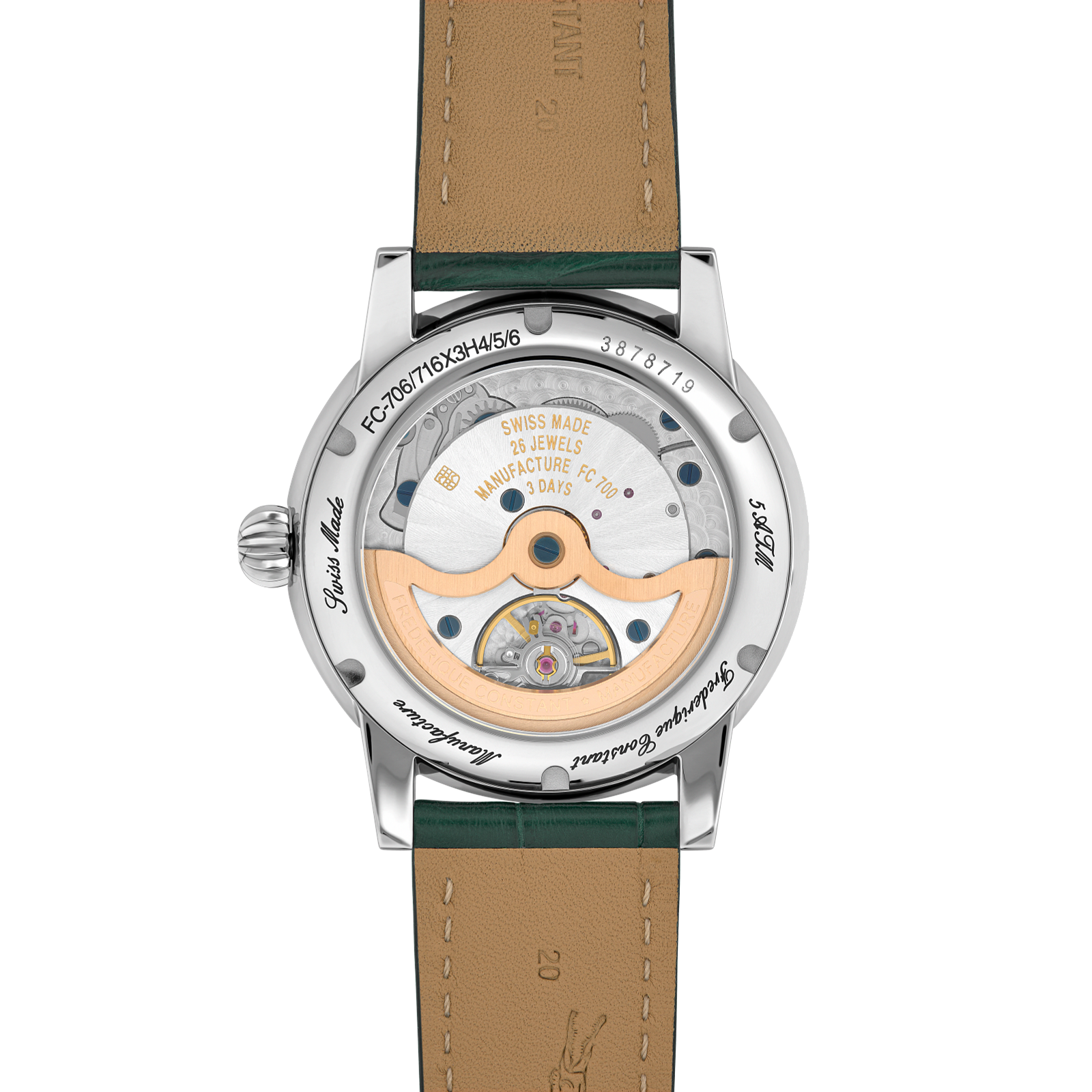 Relógio Frederique Constant MANUFACTURE  CLASSIC MOONPHASE DATE FC-716GR3H6