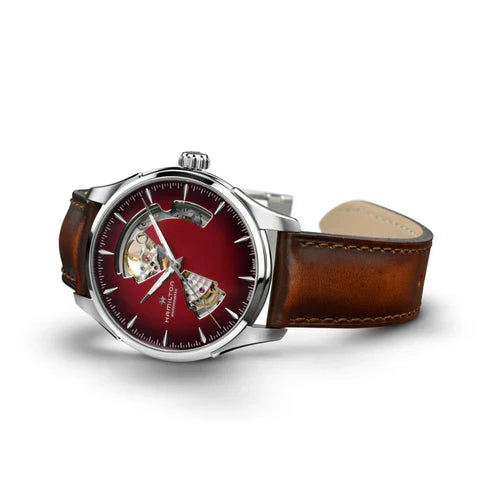 Relógio Hamilton Jazzmaster OPEN HEART AUTO - H32675570 - Automático 40mm