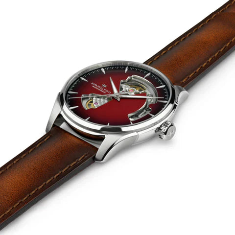 Relógio Hamilton Jazzmaster OPEN HEART AUTO - H32675570 - Automático 40mm