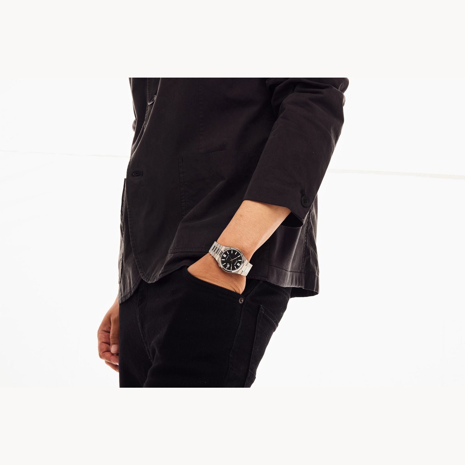 Relógio Citizen Tsuyosa NJ015 Preto  - Automático - 40mm