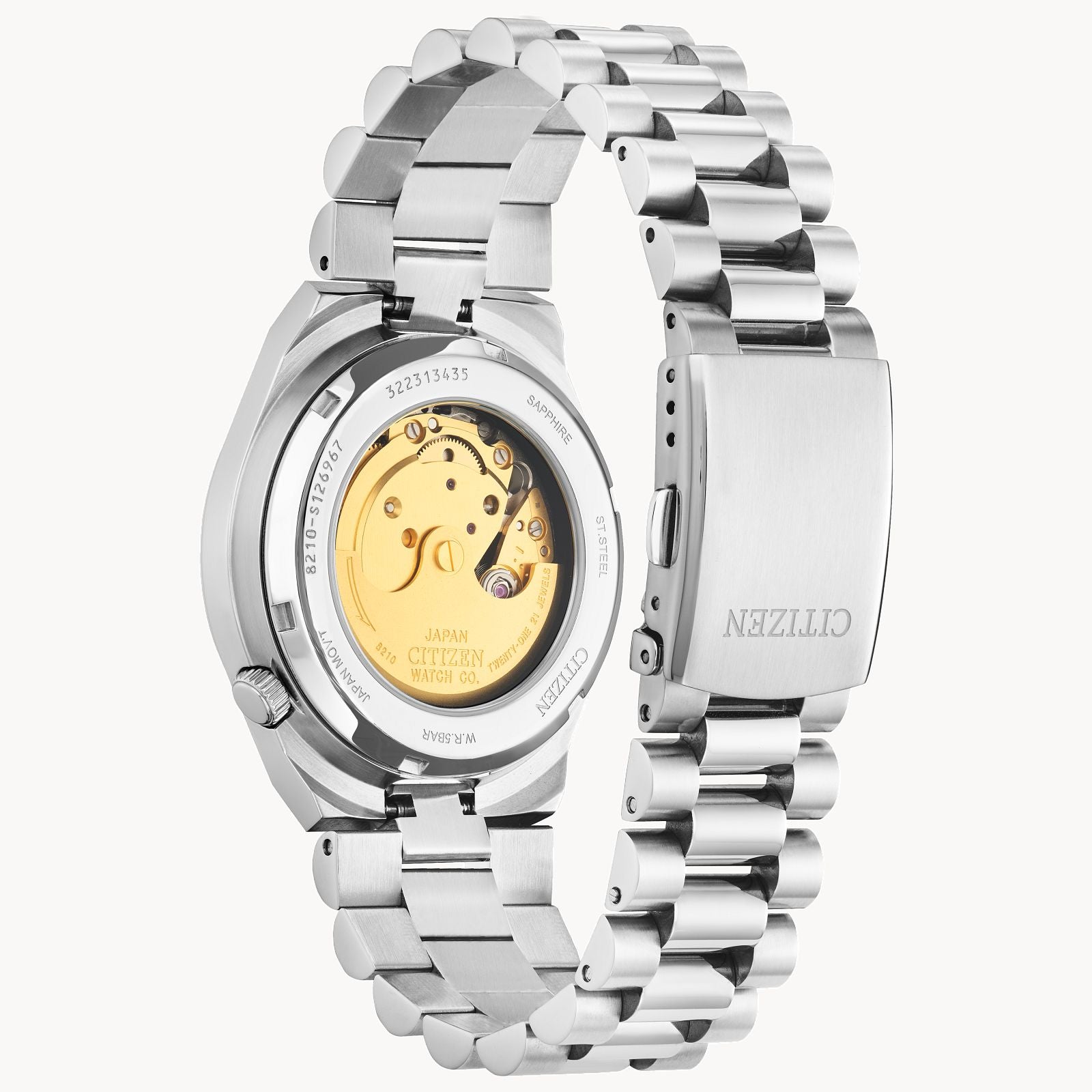 Relógio Citizen Tsuyosa NJ015 Preto  - Automático - 40mm