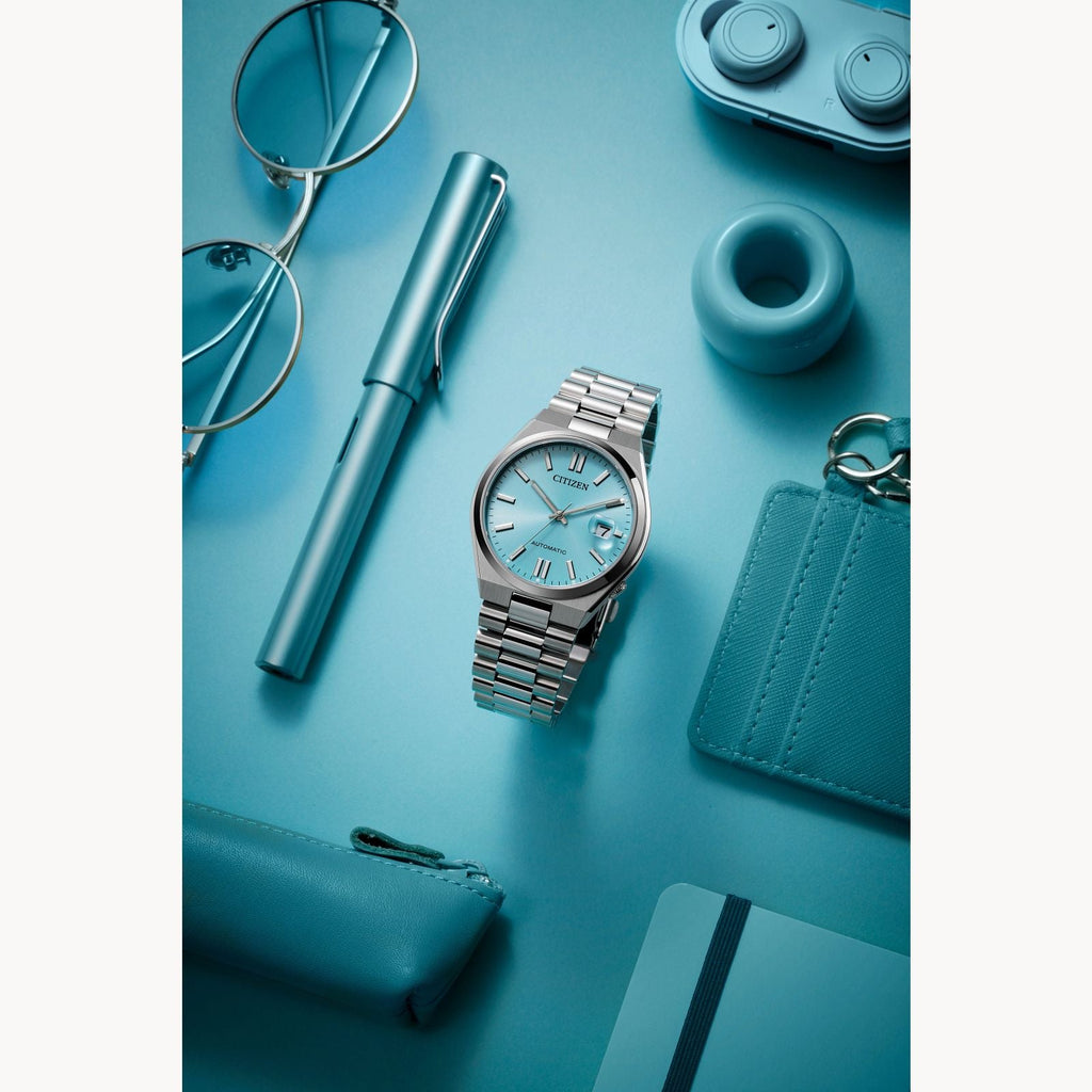 Relógio Citizen Tsuyosa NJ015 Tiffany Blue - Automático - 40mm