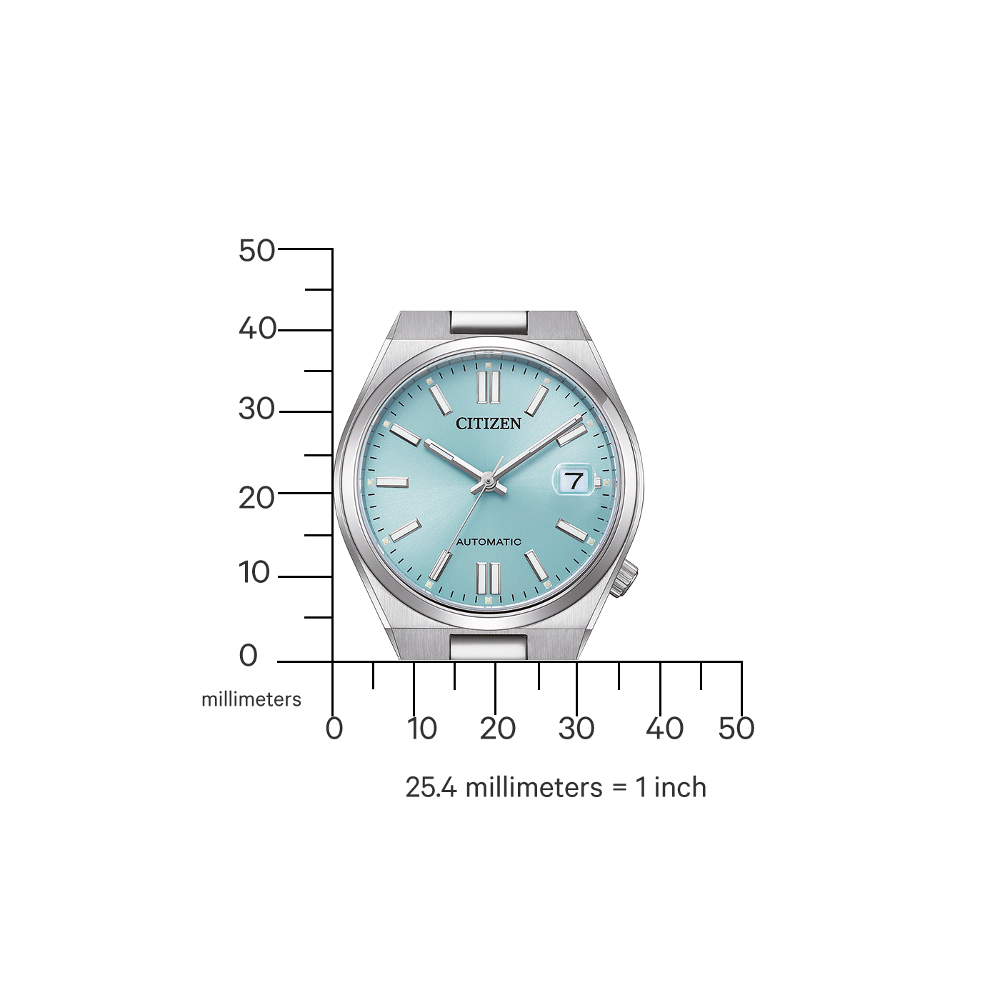 Relógio CITIZEN TSUYOSA NJ0200-50L 37mm Unissex Automático