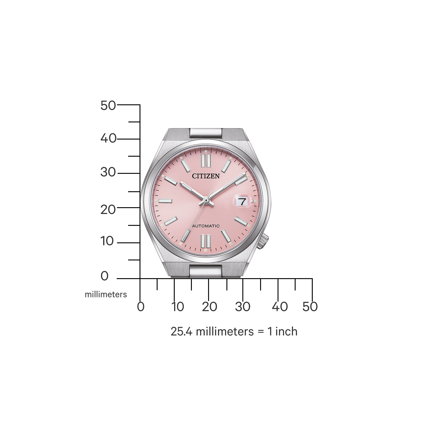Relógio CITIZEN TSUYOSA NJ0200-50Z 37mm Unissex Automático