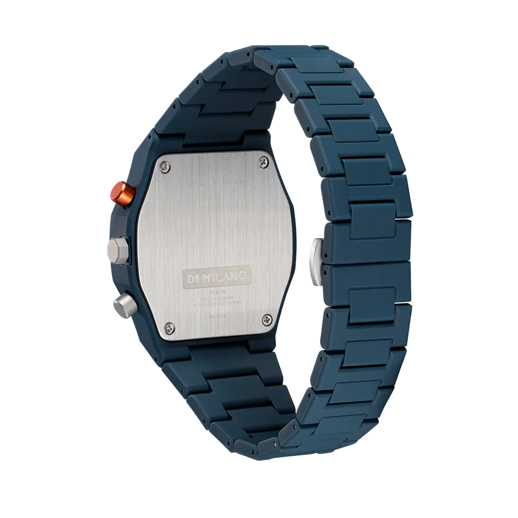 Relógio D1 Milano Neptune Blue Polychrono 40.5mm D1-PHBJ09