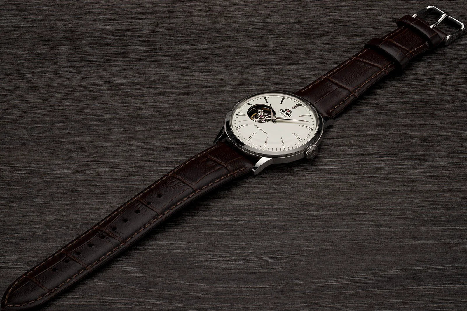 Relógio Orient BAMBINO Open Heart RA-AG0002S10A - Automático 40,5mm