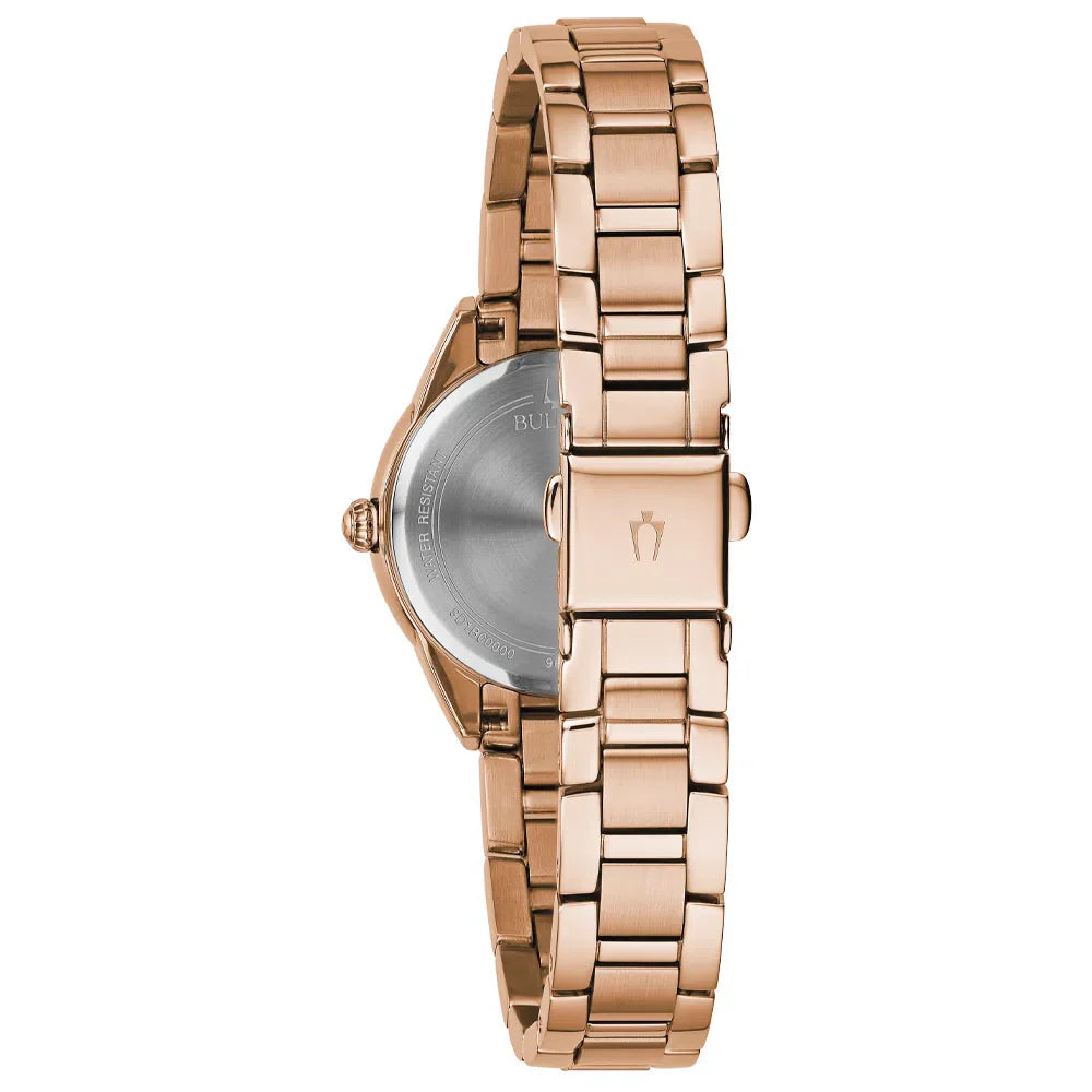 Relógio Feminino Bulova Sutton Aço Rosé 97P151