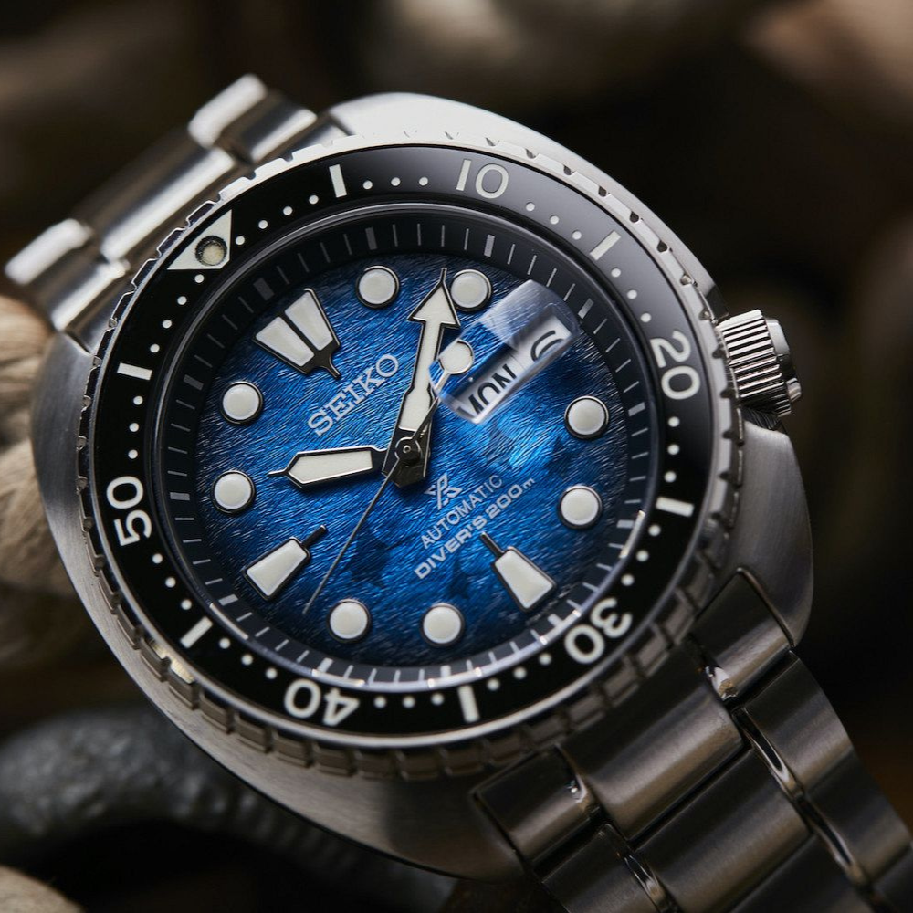 Relógio Seiko Prospex King Turtle Manta Ray – SRPE39B1 - Automático - 45mm