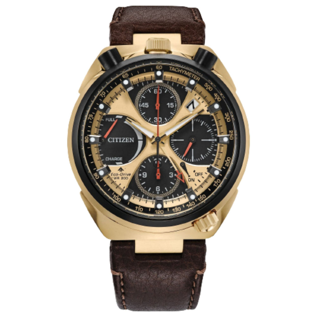 Relógio Citizen Promaster Tsuno Chrono Racer AV0072-01X - Eco-Drive 45mm