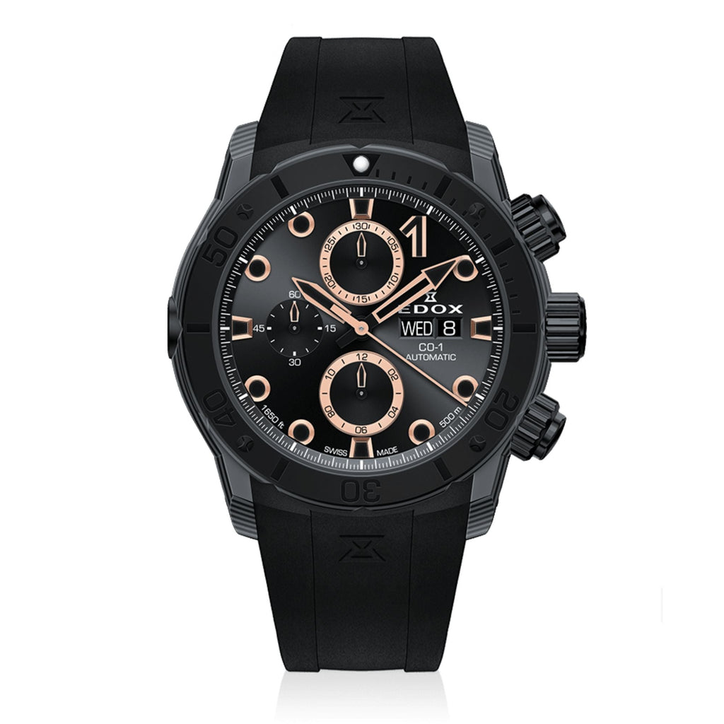 Relógio Edox CO-1 CO-1 Carbon Chronograph Automatic Ø 45 mm | 01125-CCN-NR