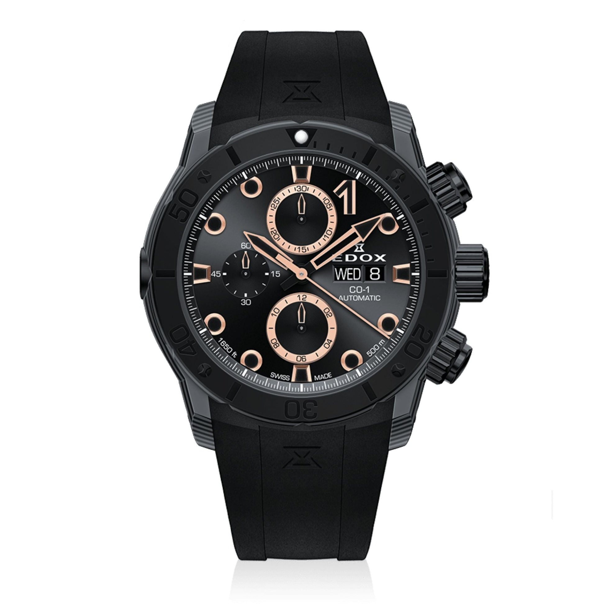 Relógio Edox CO-1 CO-1 Carbon Chronograph Automatic Ø 45 mm | 01125-CCN-NR