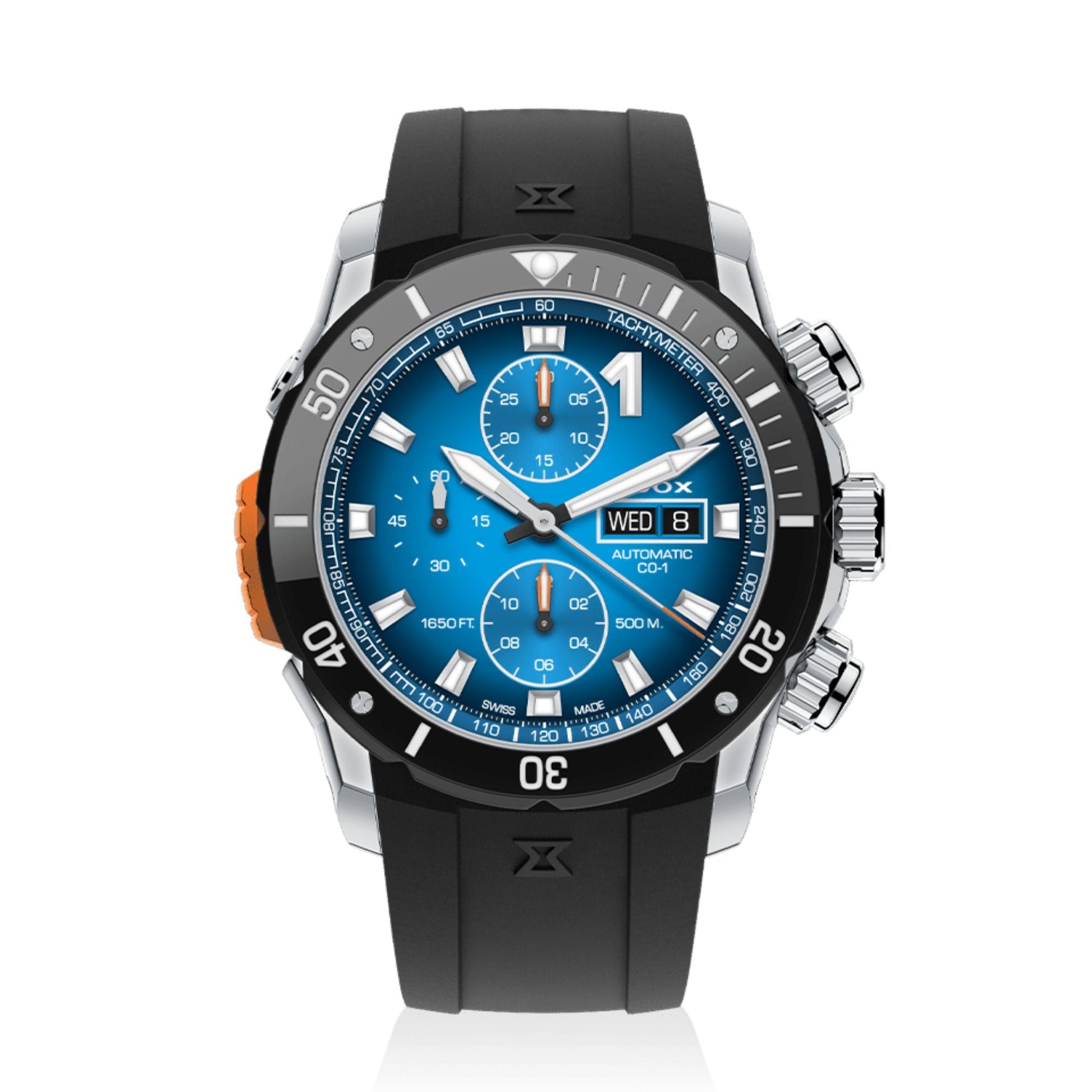 Relógio Edox CO-1 CO-1 Chronograph Automático Ø 45 mm | 01128-3NOCA-BUIDN