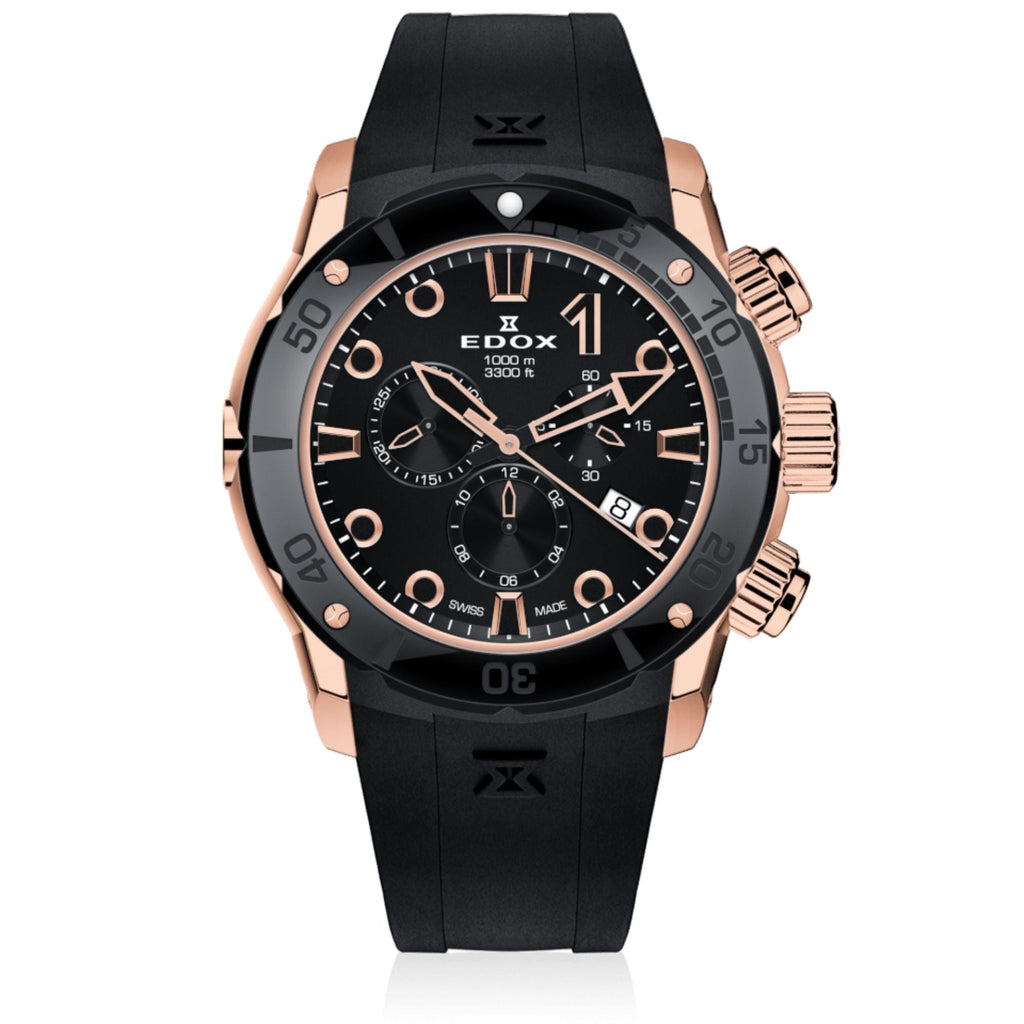 Relógio Edox CO-1 Chronograph Ø 45 mm | Quartzo 10242-TINR-NIR