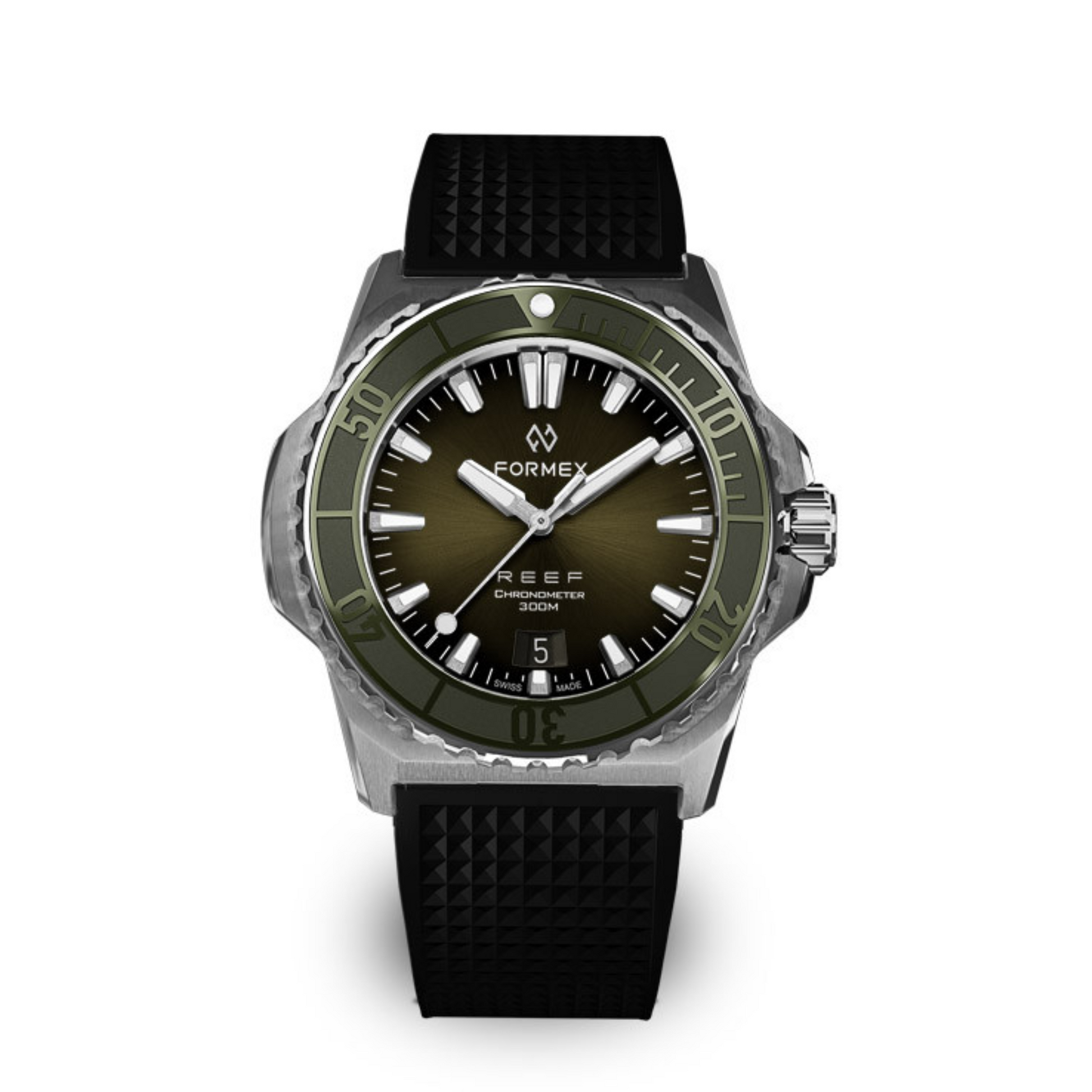 Relógio Formex REEF 39.5 MM Automático COSC 300M Green 39.5mm 2201.1.6300.910