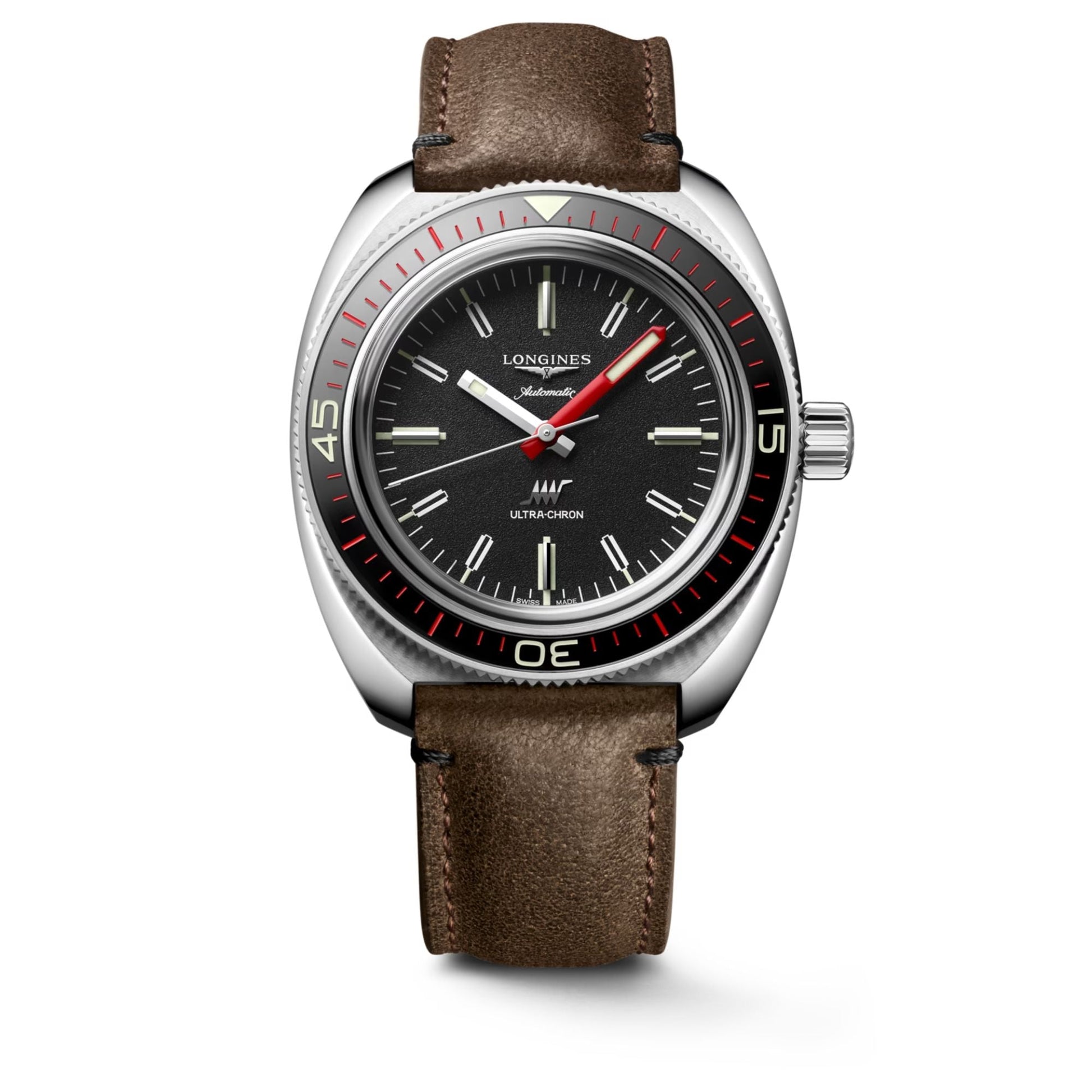 Relógio Longines Accuracy L2.836.4.52.2 - Automático 43mm