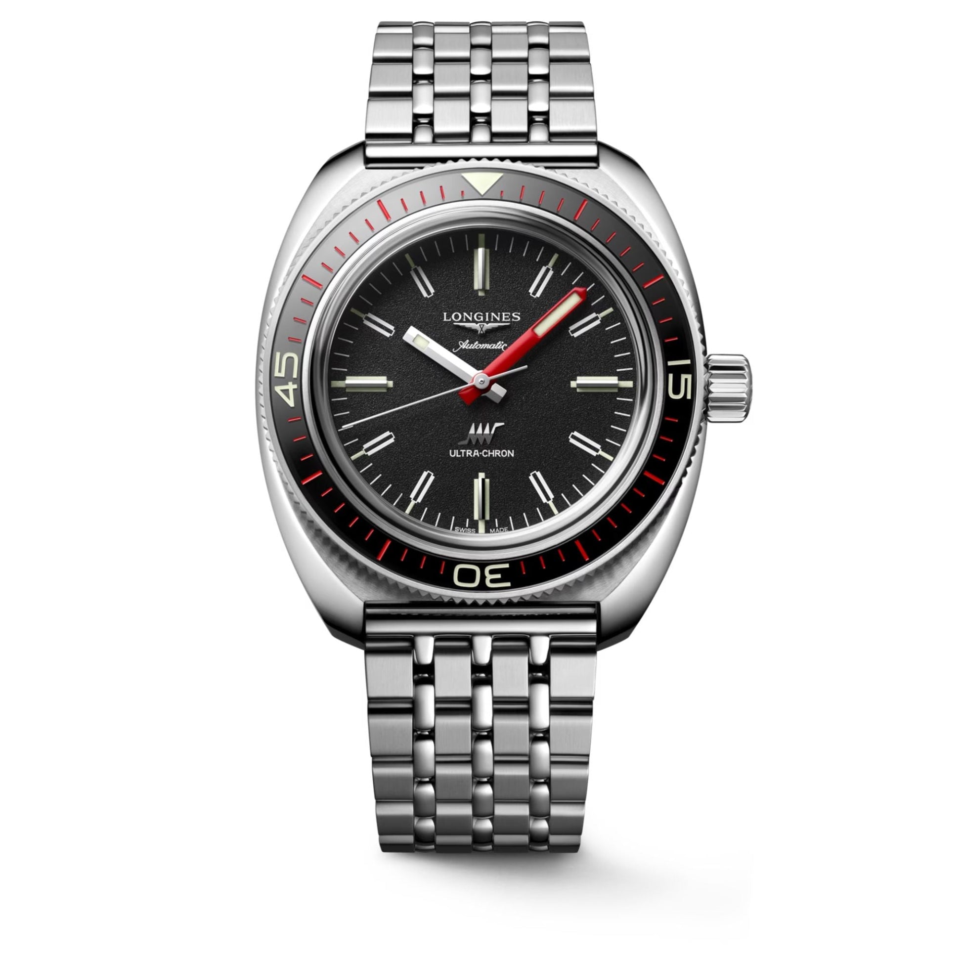 Relógio Longines Accuracy L2.836.4.52.6 - Automático 43mm