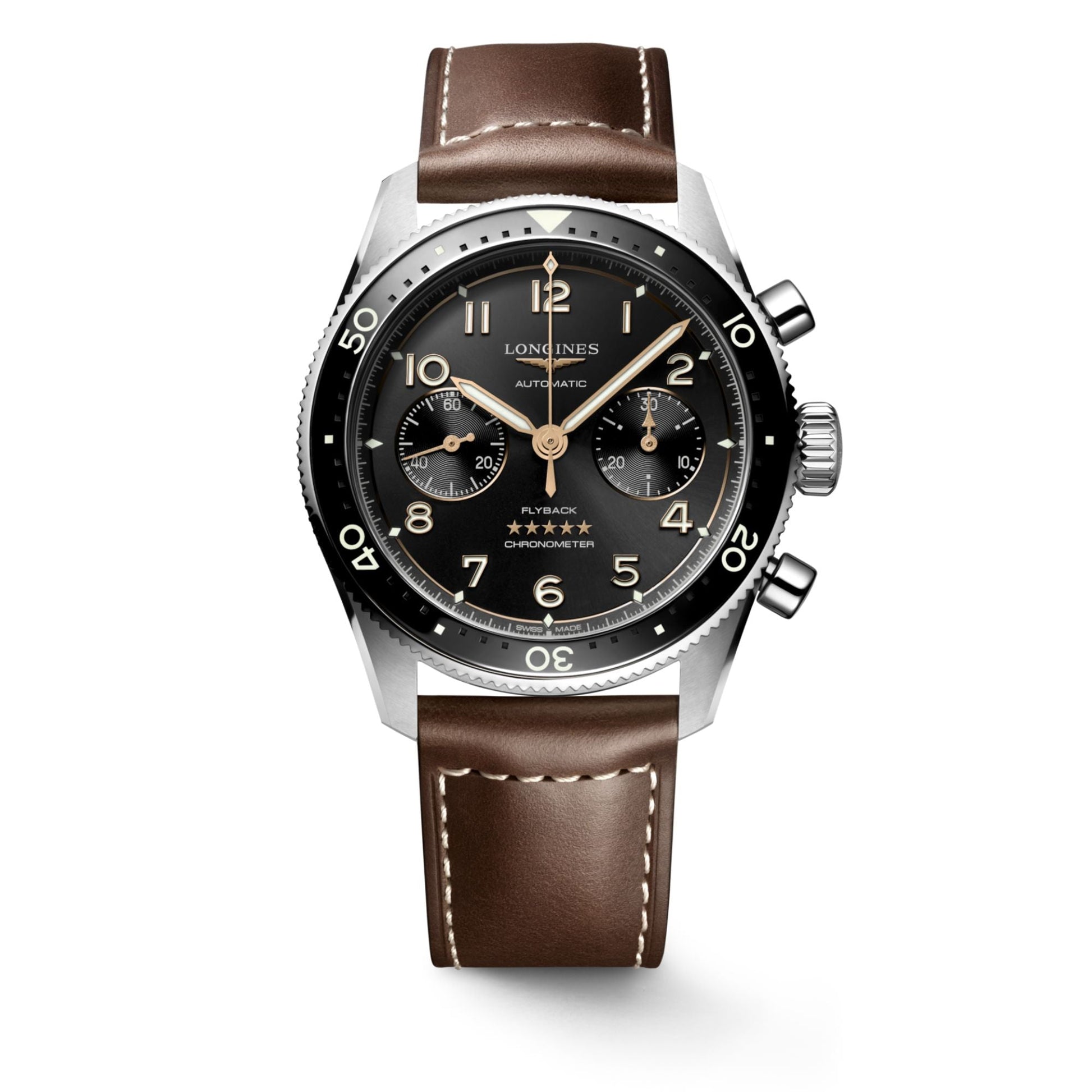 Relógio Longines Pioneers L3.821.4.53.2 - Automático 42mm