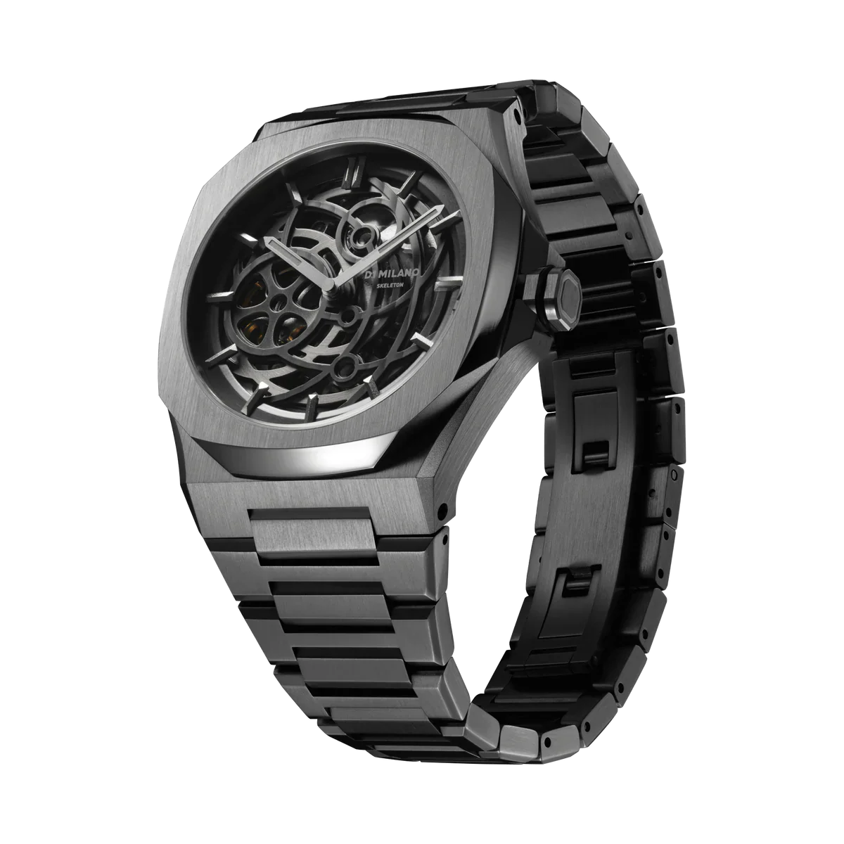 Relógio D1 Milano SKELETON Gun Metal- 41.5mm D1-SKBJ11