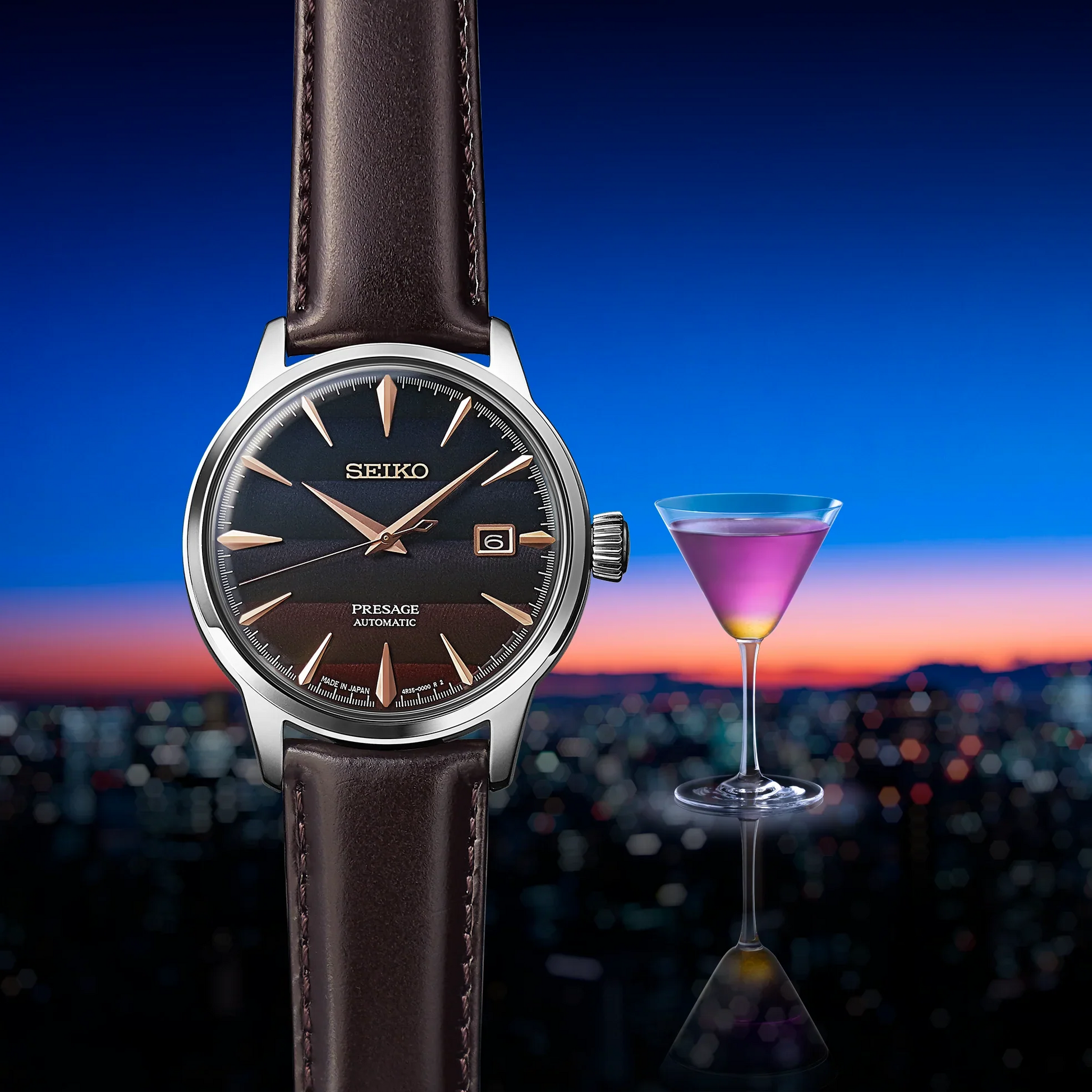 Relógio Presage Cocktail Time Limited Edition SRPK75