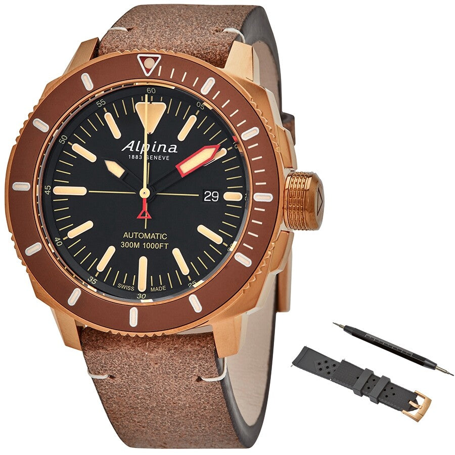 Relógio Alpina Seastrong Diver 300 AL-525LBBR4V4 - Automático - 44mm