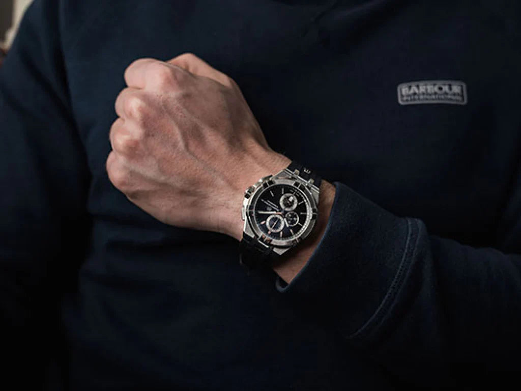 Relógio Maurice Lacroix Aikon AI1018-SS001-330-1 Chronograph 44mm Quartzo