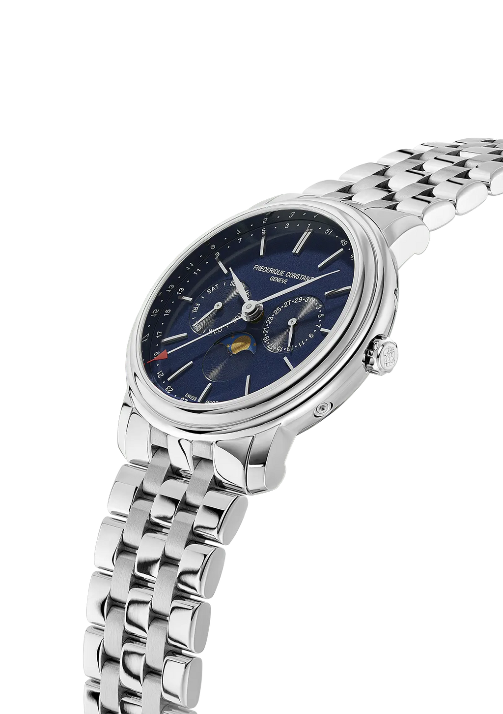 Relógio Frederique Constant Classics Index Business Timer FC-270N4P6B Quartzo