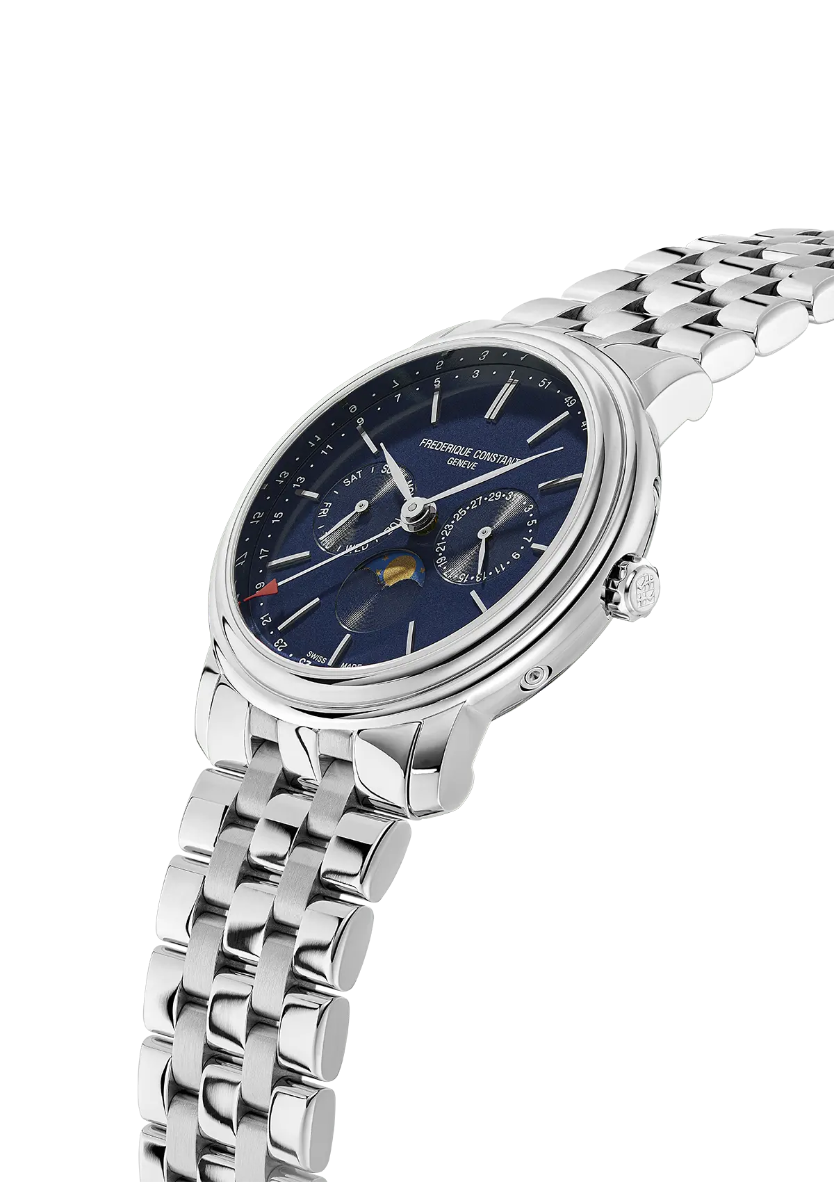 Relógio Frederique Constant Classics Index Business Timer FC-270N4P6B Quartzo