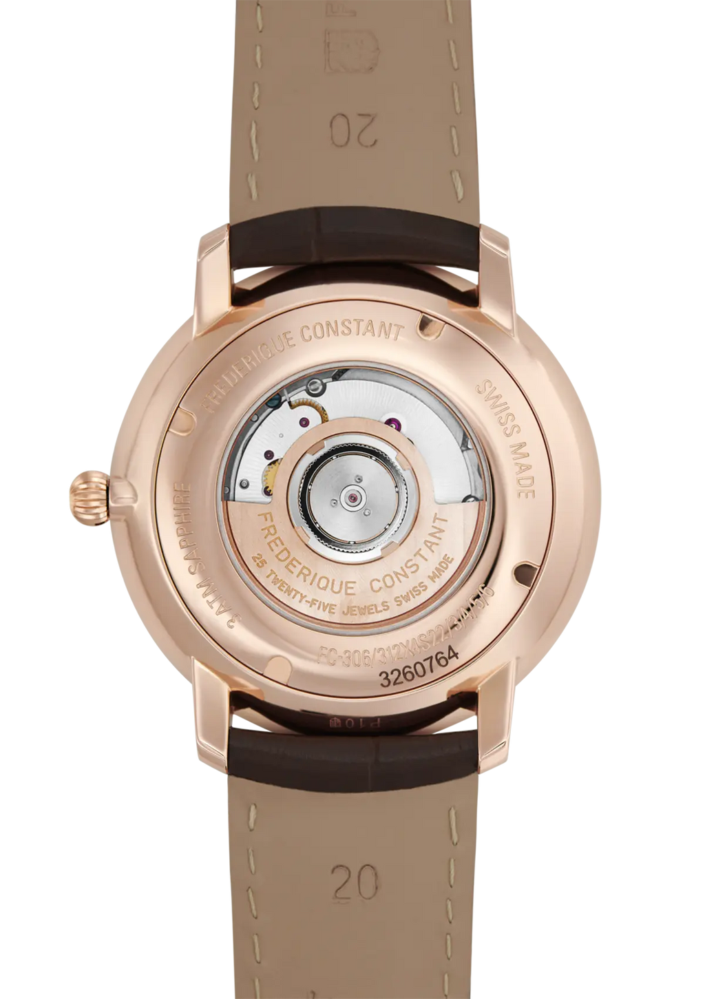 Relógio Frederique Constant Classics Slimline Heart Beat Automático FC-312V4S4
