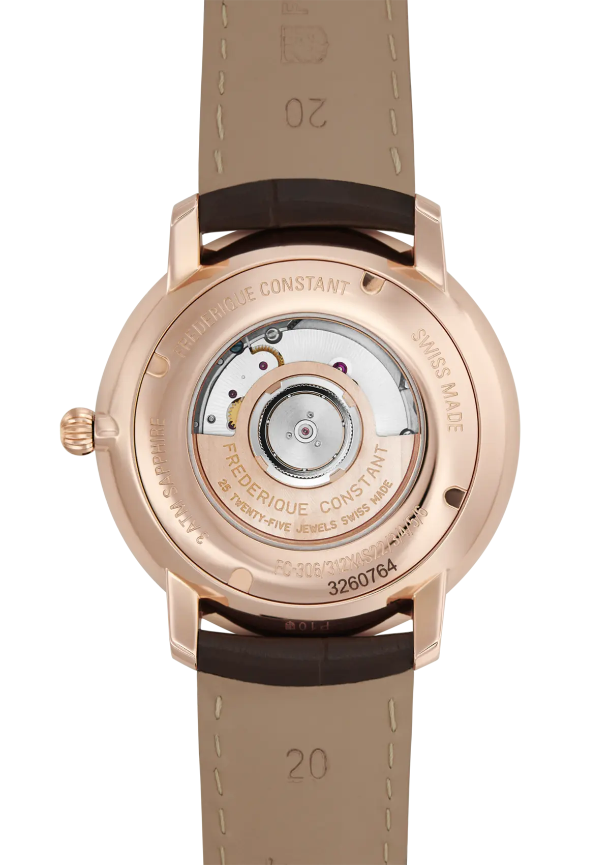 Relógio Frederique Constant Classics Slimline Heart Beat Automático FC-312V4S4