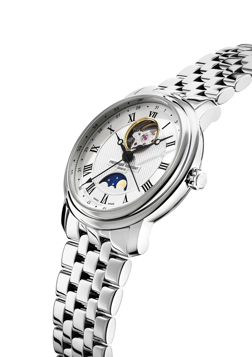 Relógio Frederique Constant CLASSICS HEART BEAT MOONPHASE DATE FC-335MC4P6B2