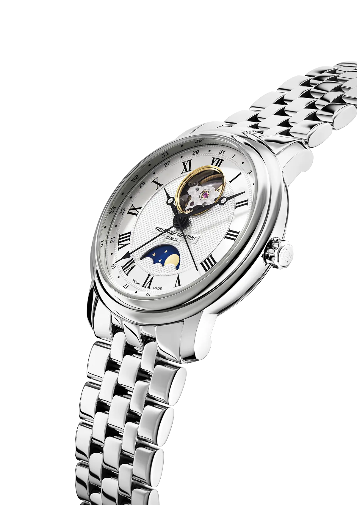 Relógio Frederique Constant CLASSICS HEART BEAT MOONPHASE DATE FC-335MC4P6B2
