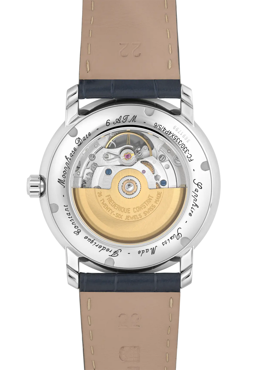 Relógio Frederique Constant CLASSICS HEART BEAT MOONPHASE DATE FC-335MCNW4P26
